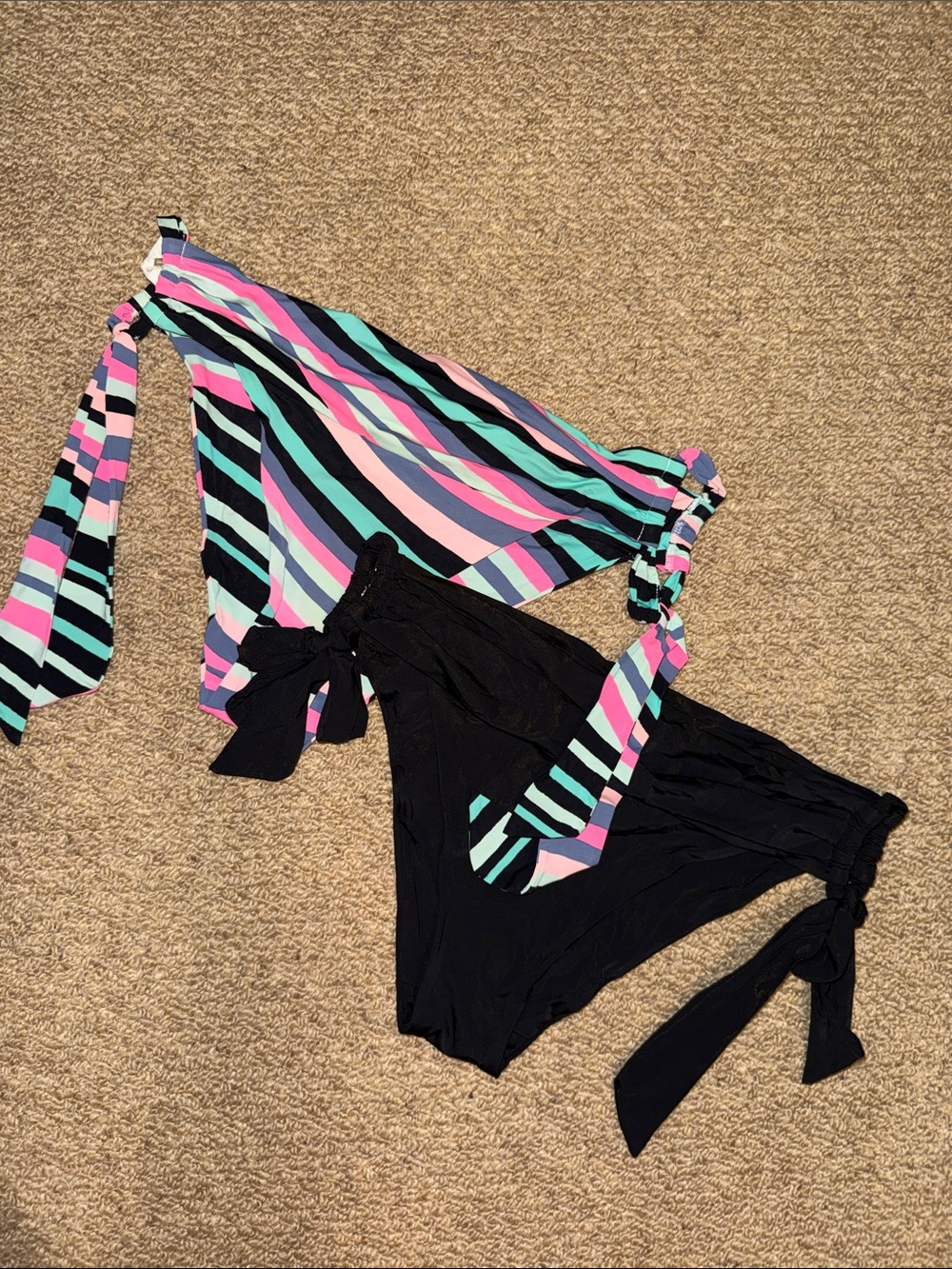 aerie 2 Bikini Bottoms with side ties L